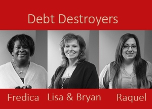 Debt Destroyers photo all participants-no logo